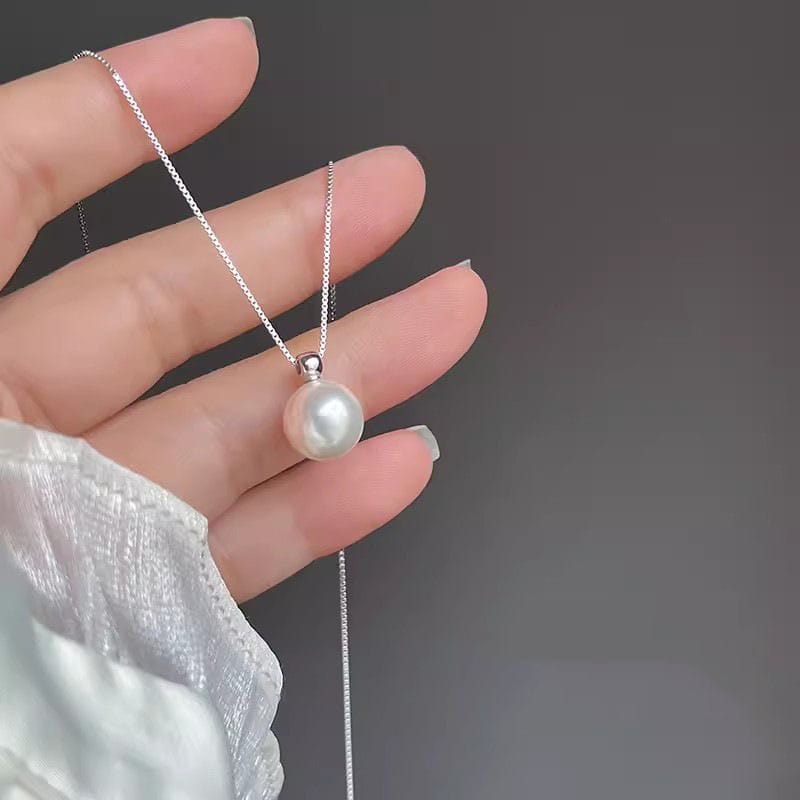 SYLverae Zarte Naturperlenkette – 925er Sterlingsilber – Bedeutungsvolles Jahrestagsgeschenk für Sie