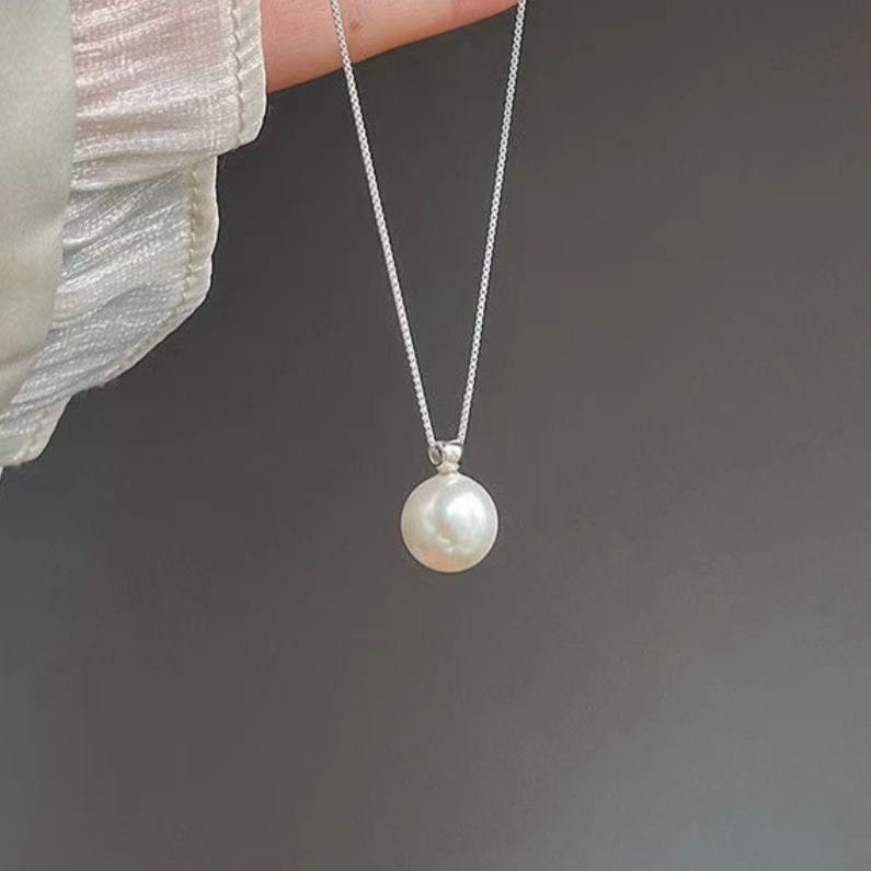 SYLverae Zarte Naturperlenkette – 925er Sterlingsilber – Bedeutungsvolles Jahrestagsgeschenk für Sie