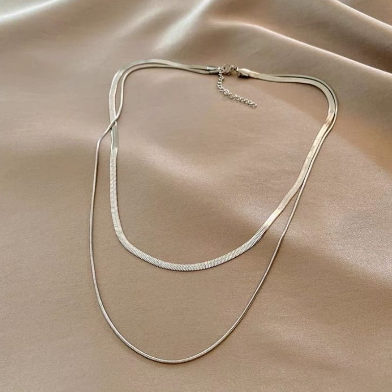Sterling Silver Snake Chain Necklace