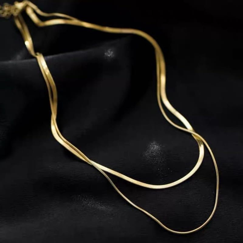 S925 Sterling Silver Layered Necklace