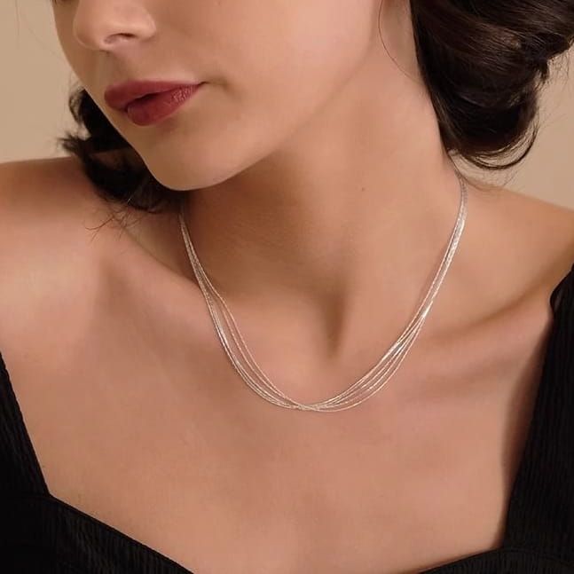 Sterling Silver Pearl Necklace | SYLverae Quiet Luxury Jewelry