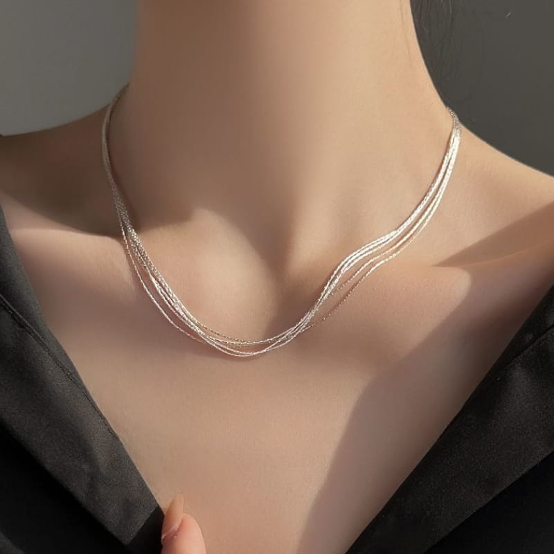 Sterling Silver Pearl Necklace | SYLverae Quiet Luxury Jewelry