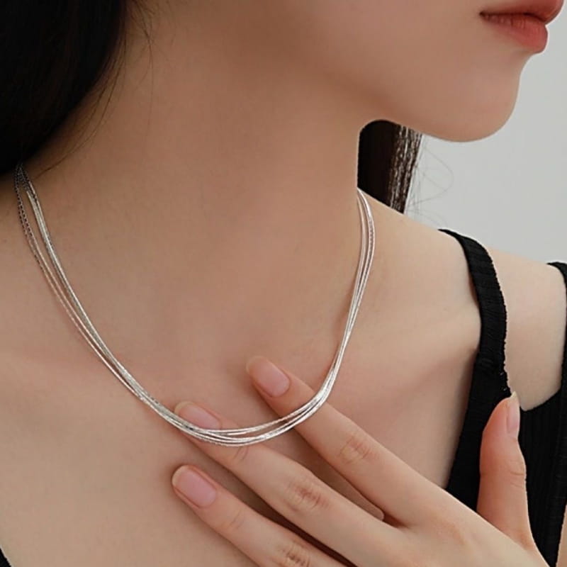 Sterling Silver Pearl Necklace | SYLverae Quiet Luxury Jewelry