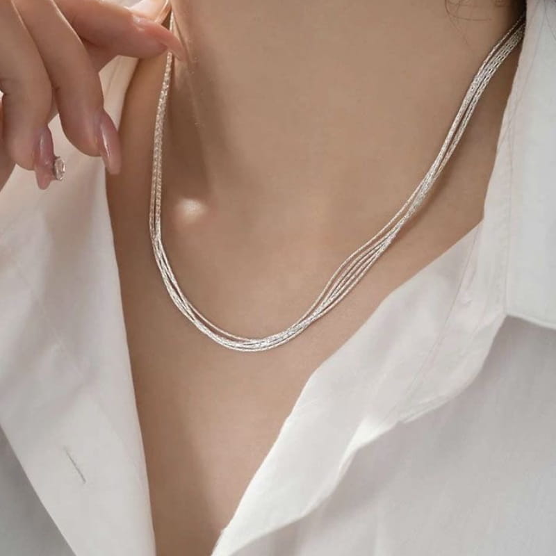 Sterling Silver Pearl Necklace | SYLverae Quiet Luxury Jewelry