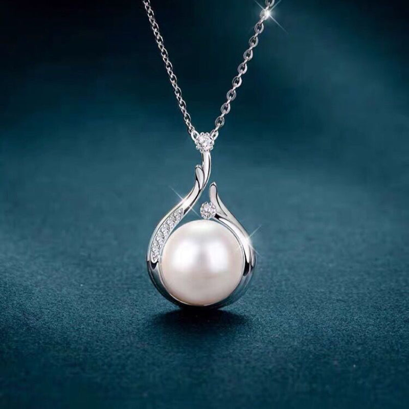 Sterling Silver Pearl Pendant Necklace | SYLverae Quiet Luxury Jewelry