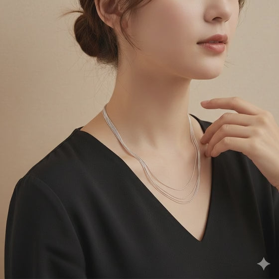 Sterling Silver Pearl Necklace | SYLverae Quiet Luxury Jewelry